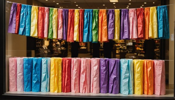 Papier de soie décoratif : illuminez vos vitrines de magasins